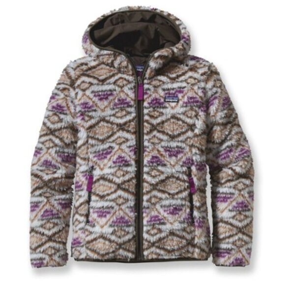 Patagonia Deep Pile Aztec Retro X Fleece Cardigan Hoodie Jacket